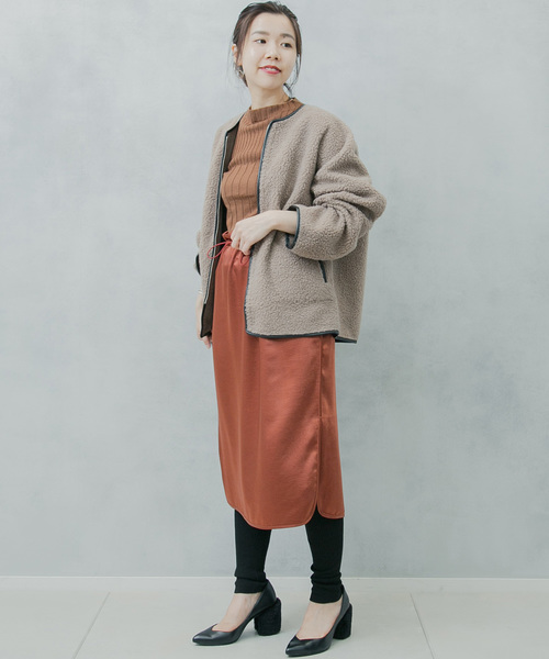WOOLボアリバブルゾン2