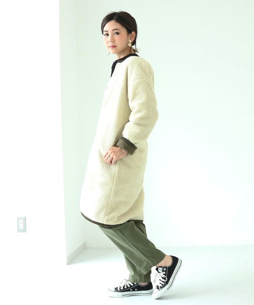 「AMERICAN HOLIC」のリバーシブルキルティング2WAYコート2
