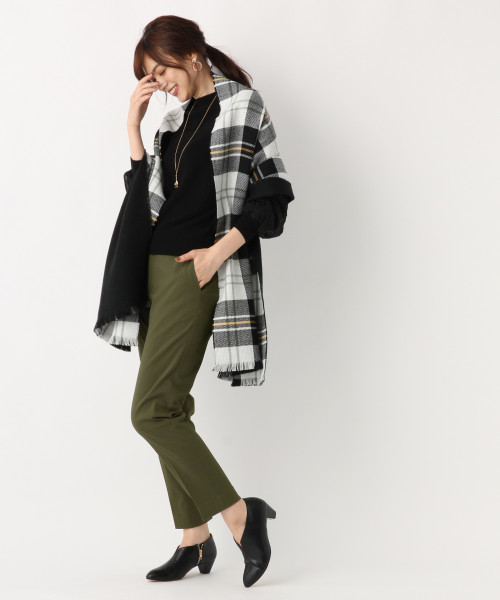 ストレッチ起毛ナイロンレーヨントラウザー