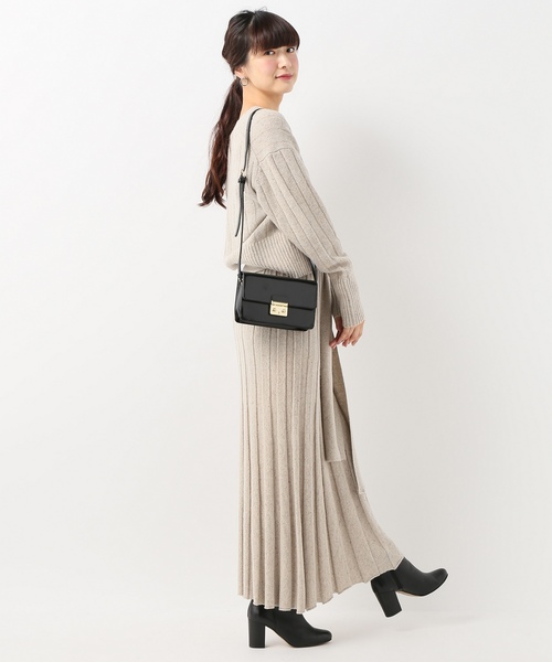 SLOBE IENA Fi.m MIXネップロングスカート