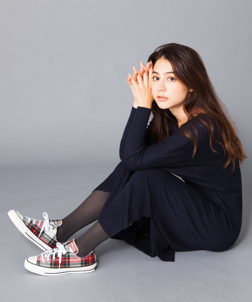 Web限定【CONVERSE ALL STAR】チェックスニーカー