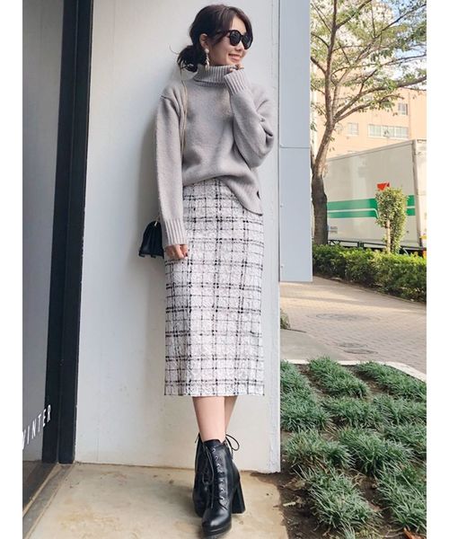 圧縮タートルニット