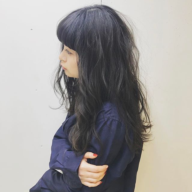 脱！手抜きに感じる暗髪ヘアスタイル14