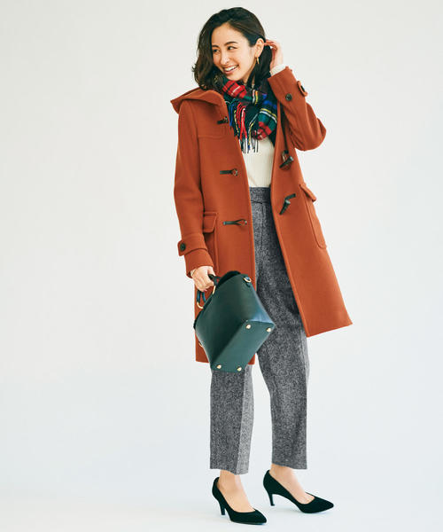 JOHNSTONS SC チェックストール 18AW