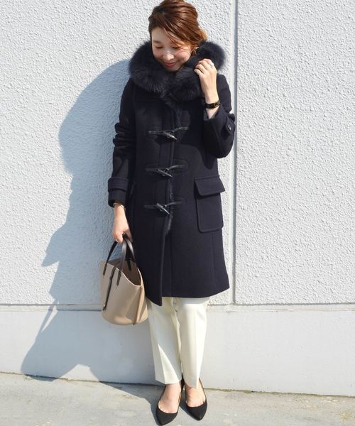 ファーダッフルコート