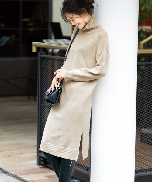 ロングニットワンピース 6,469円