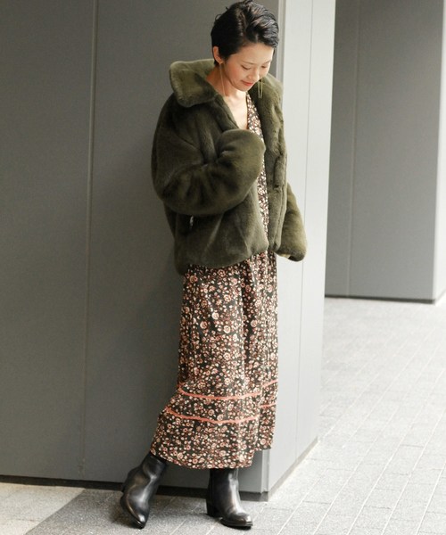 フェイクファー ジャケット