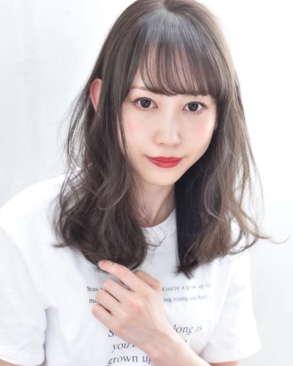 ミディアム・セミロング×シースルーバング♡大人に似合うおすすめスタイル特集！１１