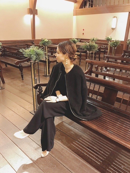 シープボアノーカラーコート