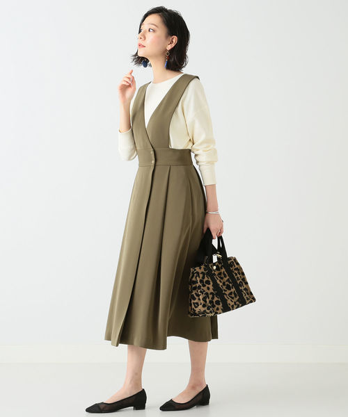 Wクロスサスペンダー付 スカート18AW