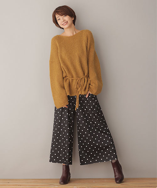 Lドットワイドパンツ
