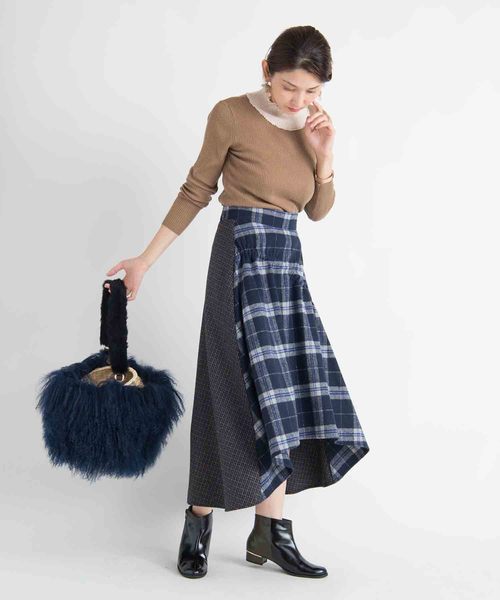 Salton check SK / サルトンチェックスカート