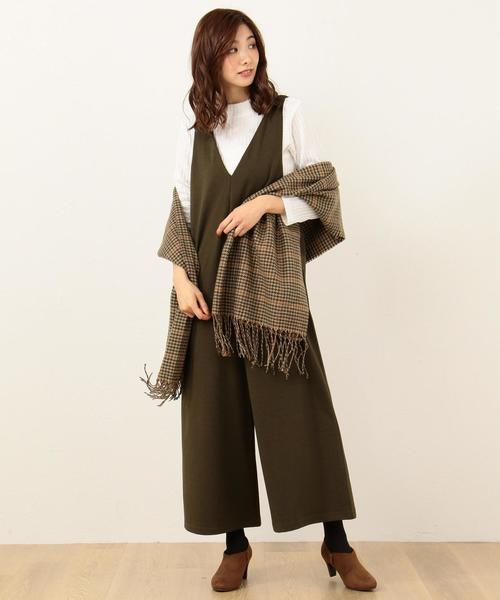 トップス×オールインワン ツインセット