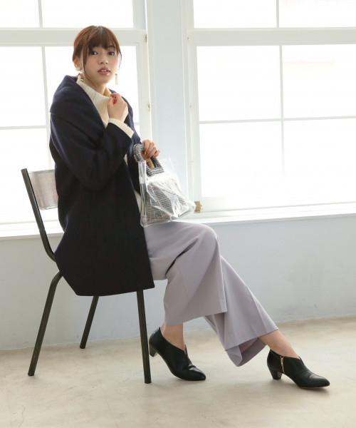 【あったか起毛】TRワイドパンツ
