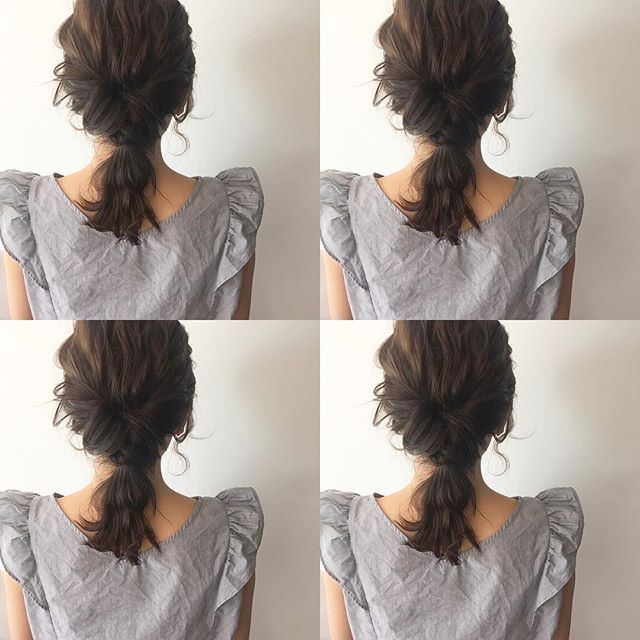春の結婚式のお呼ばれヘアアレンジ