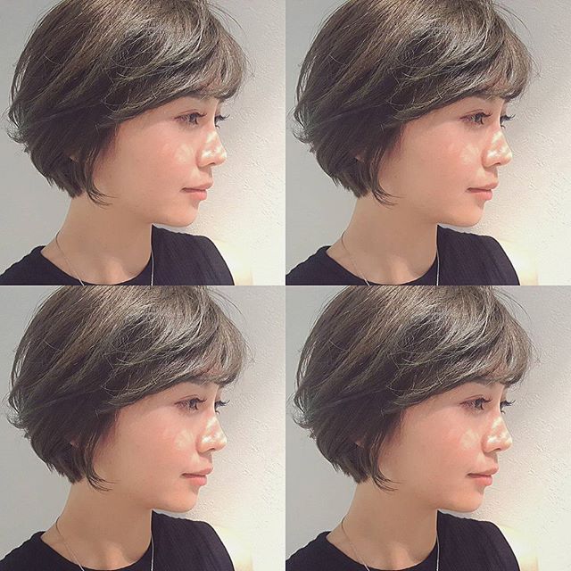 ナチュラルヘアスタイル　ショート