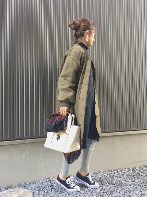 リブニットレギンス
