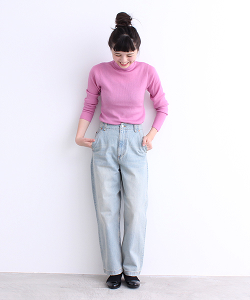 12.5OZ デニムハイウエストパンツ