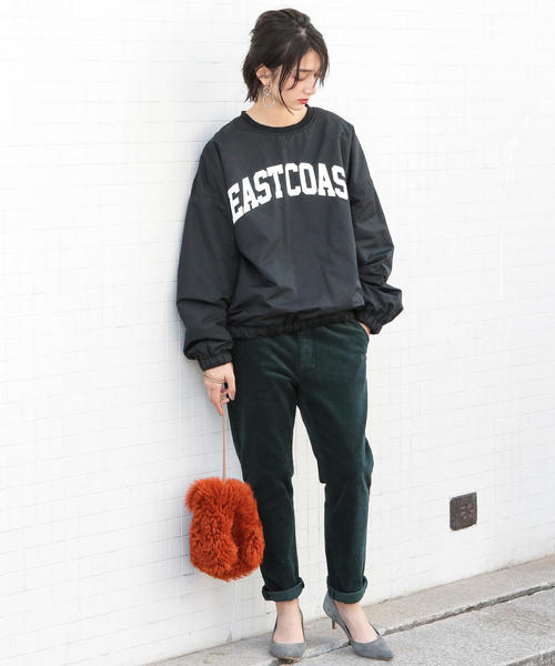 14Wコーデュロイテーパードパンツ