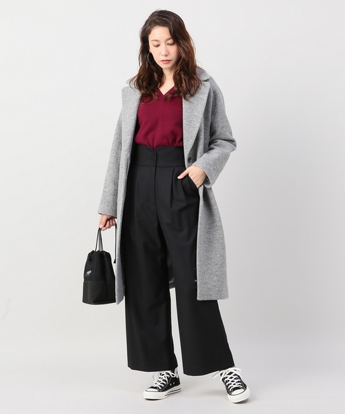 ハイウエストワイドパンツ