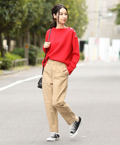 テーパードベイカーパンツ