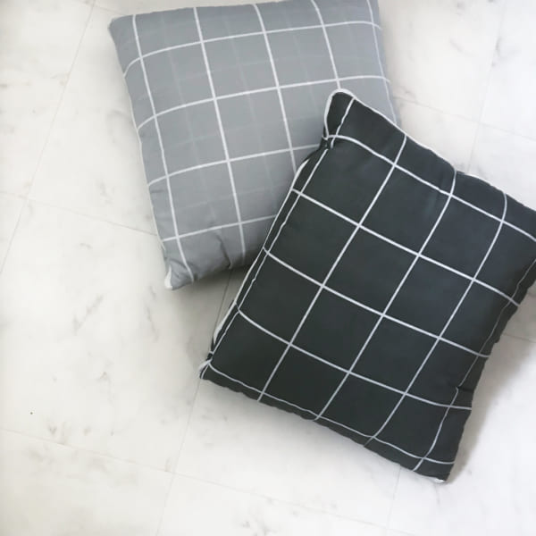 セリア ダイソーetc スタイリッシュなテイストが人気 グラフチェック柄アイテム Folk