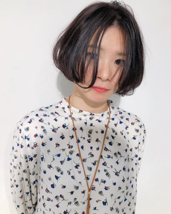 50代 ヘアスタイル 丸顔3