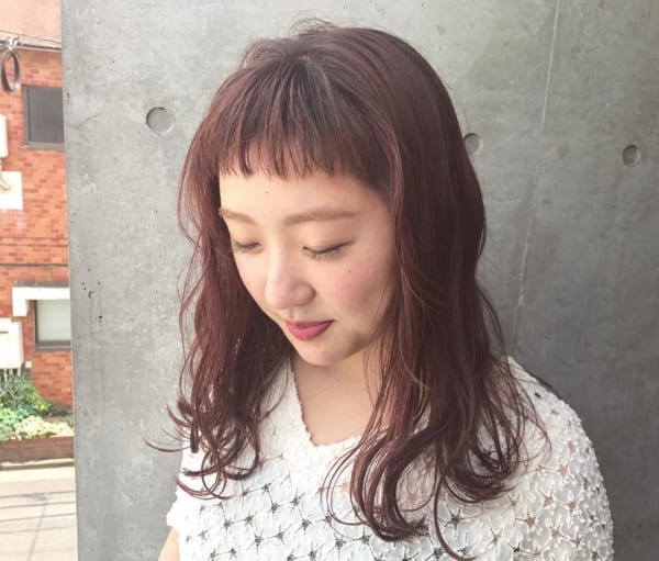 【2019】流行のピンク系ヘアカラー29