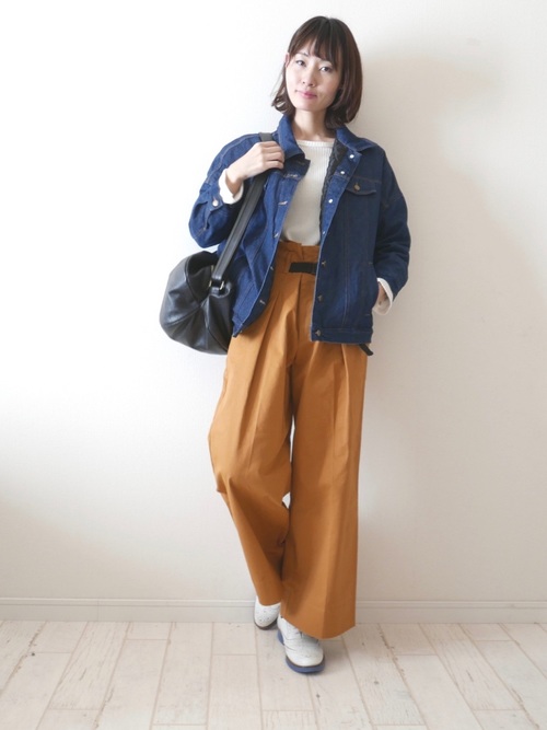 中綿インナー付 デニムジャケット もりのがっこう2