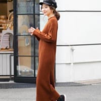 着心地楽ちん ワンピース スニーカー で春のお出かけコーデ Folk