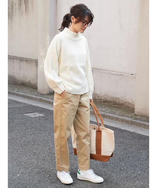 ストレッチチノテーパードパンツ