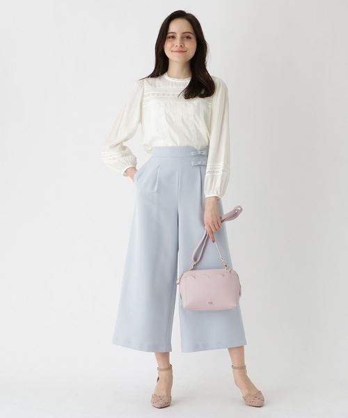 プチリボンワイドパンツ