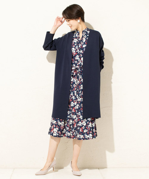 ロング丈トッパーカーディガン