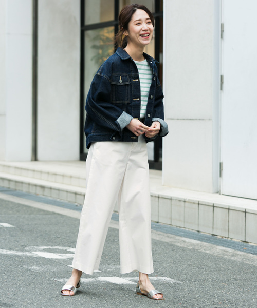 ストレッチワイドパンツ