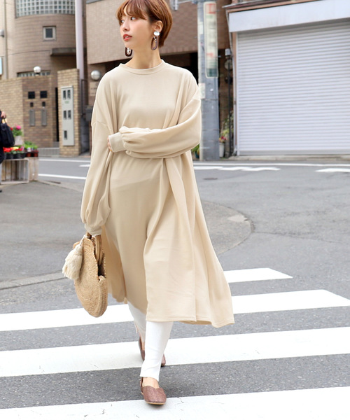 楽ちんでおしゃれ Aラインワンピース を取り入れた大人女子コーデ Folk