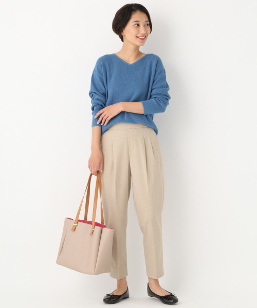 シルエット美人テーパードパンツ