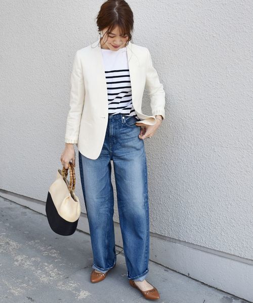 Ships For Womanで作る 大人可愛い春のデニムパンツコーデ選 Folk