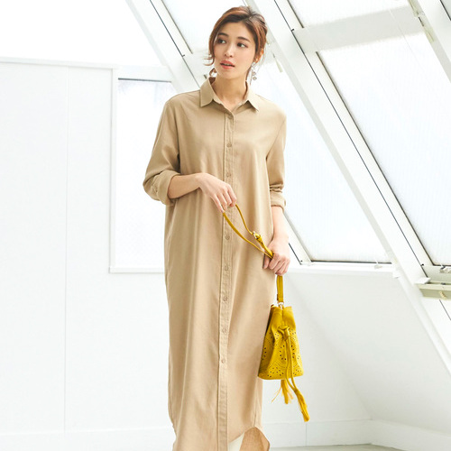 一枚は持っておきたい ロングシャツワンピース は今が買い時です Folk