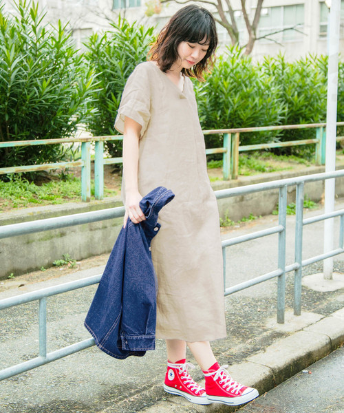 楽ちんでおしゃれ Aラインワンピース を取り入れた大人女子コーデ Folk