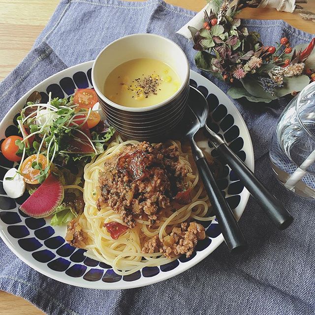 パスタ 朝ごはん