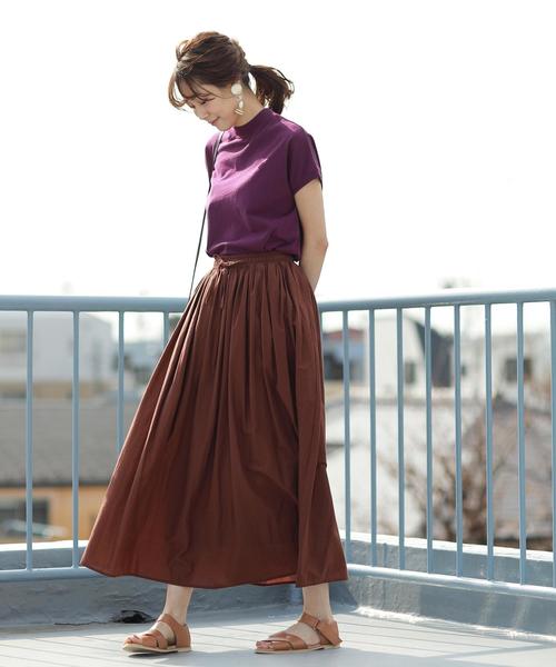 USAコットンハイネックTシャツ