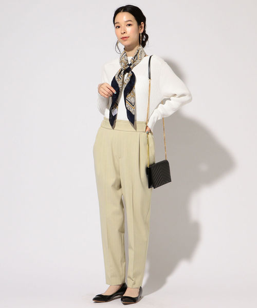 ウォッシャブルテーパードパンツ◇