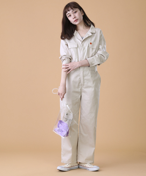 UNIVERSAL OVERALL×FREAK'S STORE 別注T/Cオールインワン(オーバーオール)