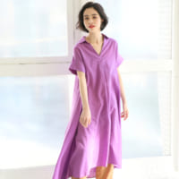 無地orカラーor柄 着回し力の高い シャツワンピース はどう選ぶ Folk