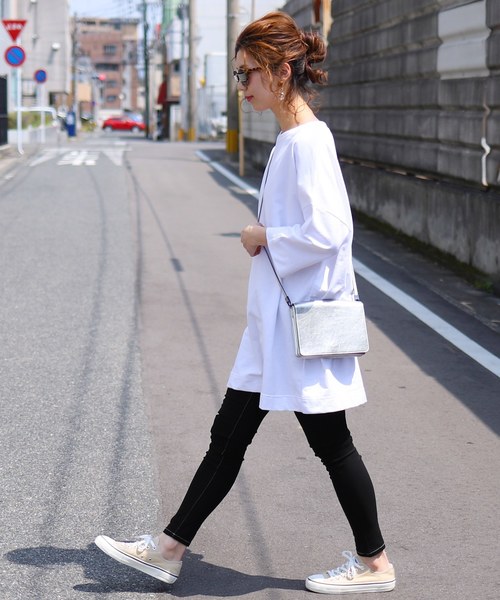 ストレッチステッチデザインスキニーパンツ