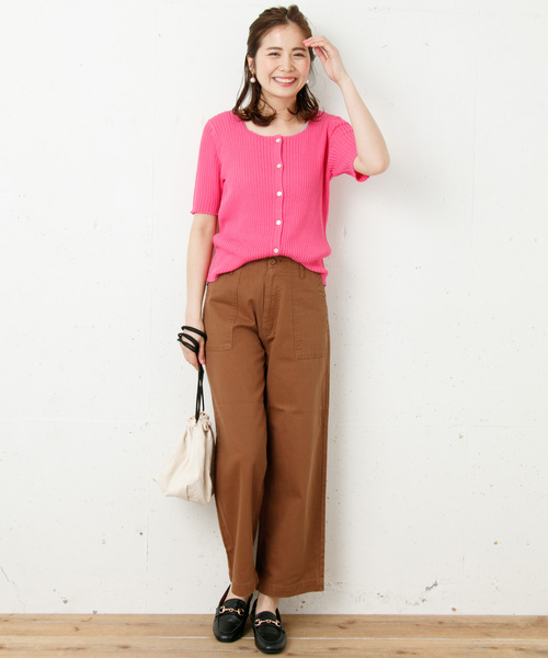 【WEB限定】ワイドカーゴパンツ2
