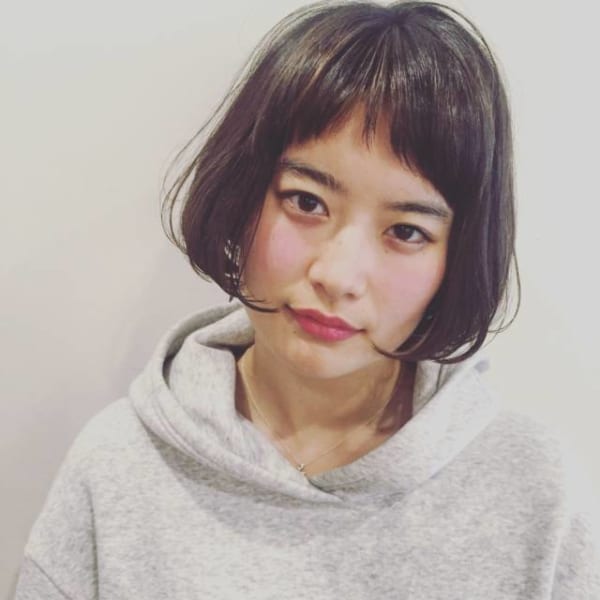 黒髪 ショートボブストレート30選 幼くならないおしゃれなヘアスタイルをご紹介 Folk