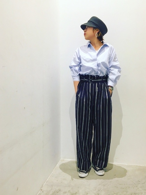 7分袖スキッパーBIGシャツ