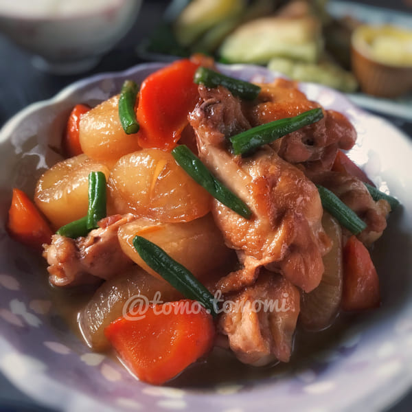 鶏肉と大根の甘辛煮