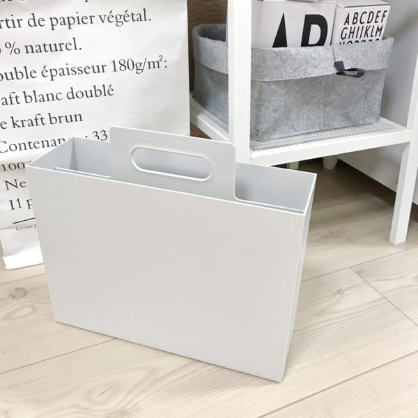 持ち手付きファイルボックス　無印良品